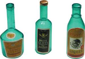 WHISKY BOTTLES 