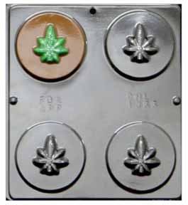 Marijuana Leaf Disc 