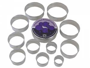 PLAIN PASTRY CUTTERS 11 PC SET