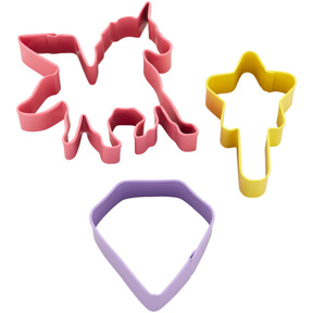 Wilton® Unicorn, Magic Wand and Diamond Cookie Cutters