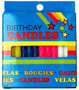 Spirial Candles - Blue