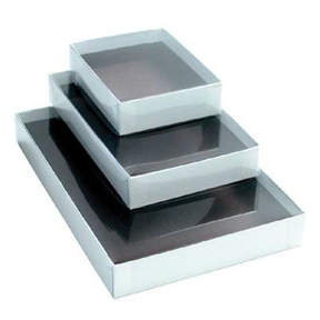 Clear Top White Box - 1/2lb - qty 1