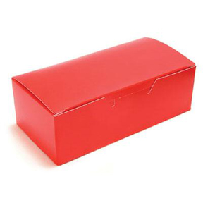 1 Piece Candy Box - Red - 1lb - qty 2