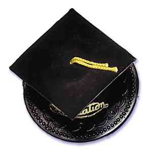 Graduation Hat - Black