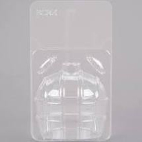 Clear Apple Container - Large - qty 1