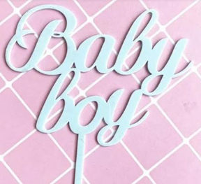 Baby Boy Cake Topper