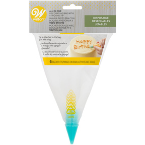 Wilton - All-In-One Disposable Decorating Bags - Tip #3