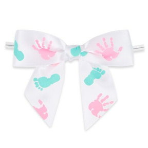 Bow with Twist Tie - Baby - 5ct