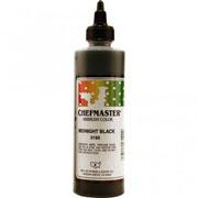 Chefmaster Airbrush Color 8oz - Midnight Black