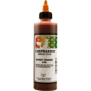 Chefmaster Airbrush Color 8oz - Sunset Orange