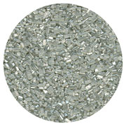 SUGAR CRYSTALS - 16 OZ - PEARLIZED SILVER