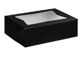 Black Cookie Window Box - qty 1