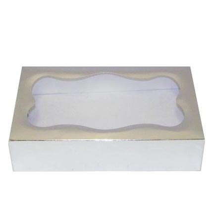 1# Silver Foil Cookie Boxes - QTY 1