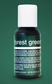 CHEFMASTER LIQUA-GEL 3/4 OZ - FOREST GREEN