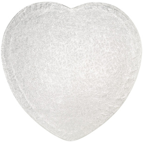 12" Heart Drum - Silver