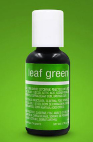 CHEFMASTER LIQUA-GEL 3/4 OZ - LEAF GREEN