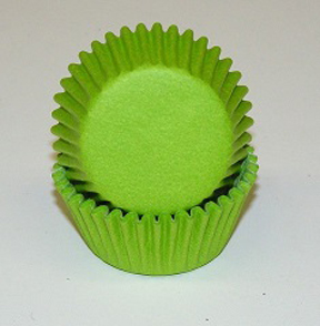 Standard Glassine Baking Cups - Lime Green - 500ct