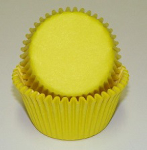 Standard Glassine Baking Cups - Yellow - 500ct