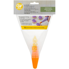 Wilton - All-In-One Disposable Decorating Bags - Tip 2D