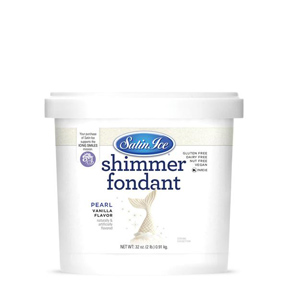 Satin Ice Fondant - Shimmer Pearl - 1lb