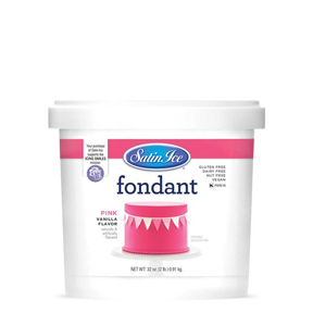 Satin Ice Fondant - Pink - 2 LBS