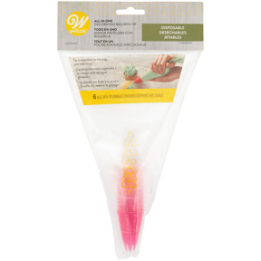 Wilton - All-In-One Disposable Decorating Bags - Tip 1M Wilton - All-In-One Disposable Decorating Bags - Tip 1M