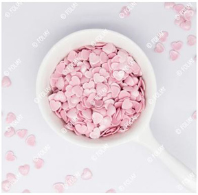 Pearlized Pink Hearts