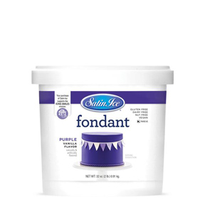 Satin Ice Fondant - Purple - 2 LBS