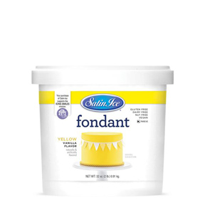 Satin Ice Fondant - Yellow - 2 LBS