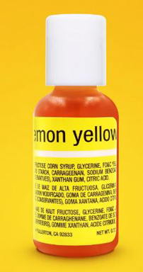 CHEFMASTER LIQUA-GEL 3/4 OZ - LEMON YELLOW