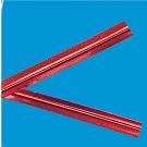 Metallic Red Twist Ties