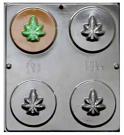 Marijuana Leaf Disc 
