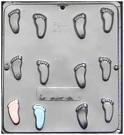 1-1/2" FOOT PRINT CHOC MOLD