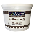 Celebakes Chocolate Buttercream Icing - 3.5 LBS