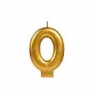 METALLIC NUMERAL GOLD Candle - 0