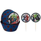 Avengers Baking Cups and Picks