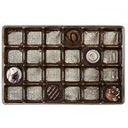 Brown Candy Tray - 24ct