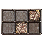 Brown Candy Tray - 6ct