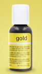 CHEFMASTER LIQUA-GEL 3/4 OZ - GOLD