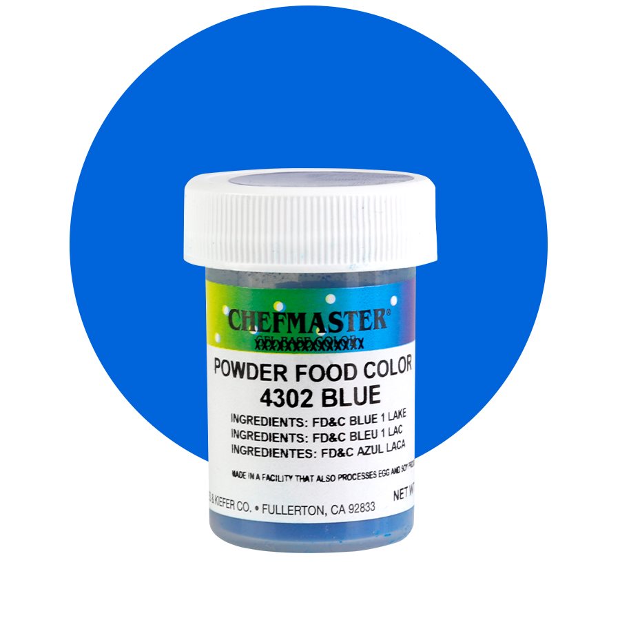 CHEFMASTER POWDER COLORING - 3 GRAMS - BLUE