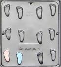 1-1/2" FOOT PRINT CHOC MOLD