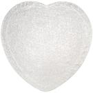 12" Heart Drum - Silver