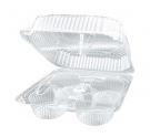 Jumbo Cupcake Containers - 4 count - qty 1