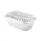 Aluminum Loaf Pan With Lid - 4 count - qty 1