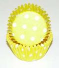 Mini Dot Baking Cups - Yellow - 500ct