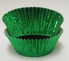 Mini Foil Baking Cups - Green - 42ct