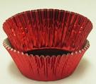 Mini Foil Baking Cups - Red - 42ct