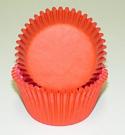 Mini Solid Baking Cups - Orange - 50ct