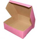 Pink Sheet Cake Box - 10"x14"x4" - qty 6