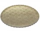 Gold Scalloped Circles - 9"